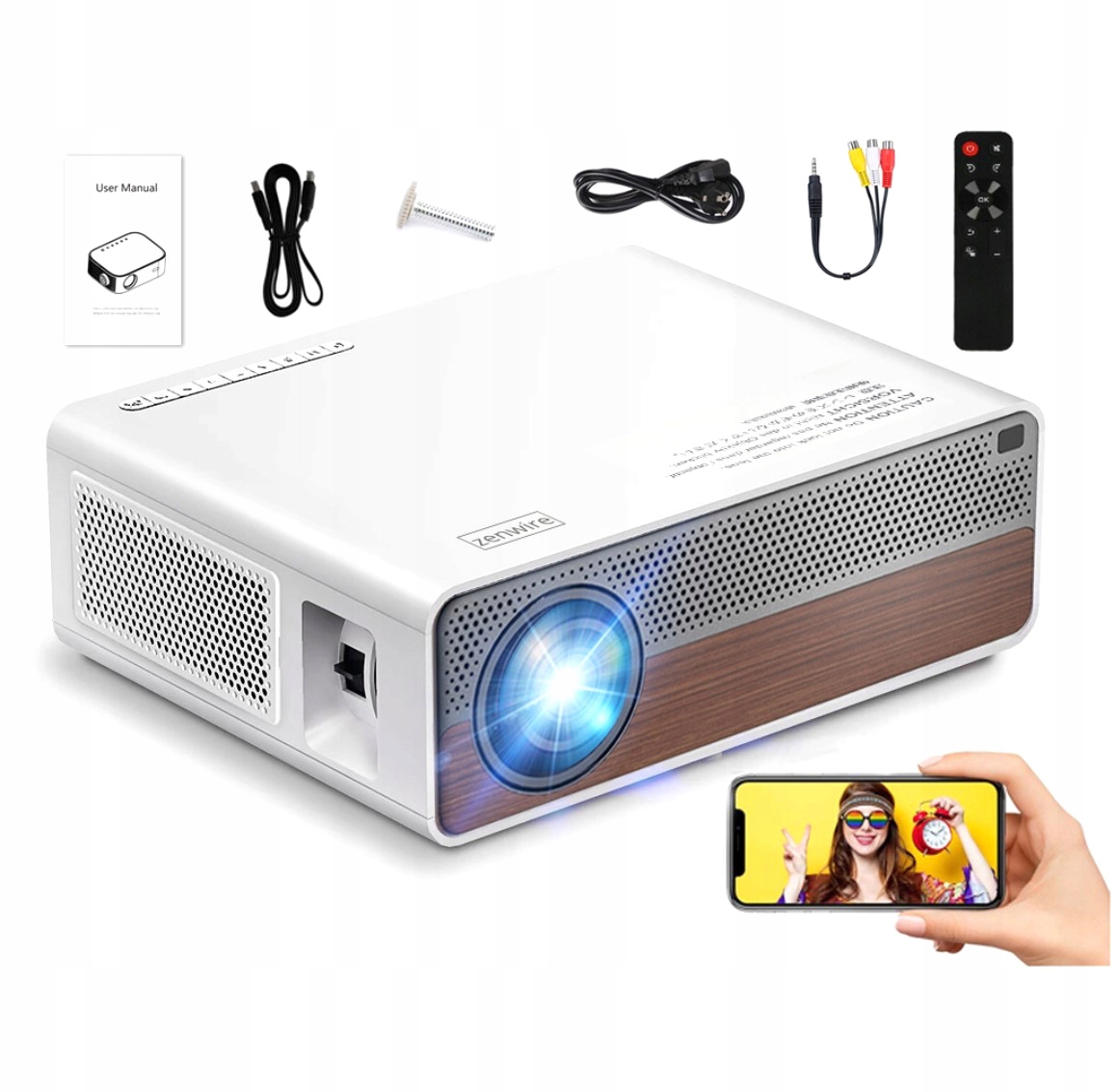 Projektor LED Elektron Q9 Full HD 9200 lm Android WiFi
