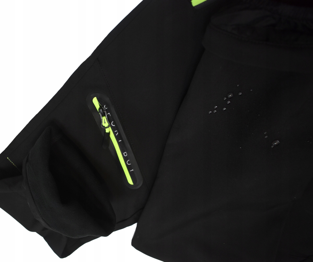 HOLD HANDS Czarne SPODNIE Ocieplane Softshell (158-164-170-176) - 146/152 Rozmiar (new) 146