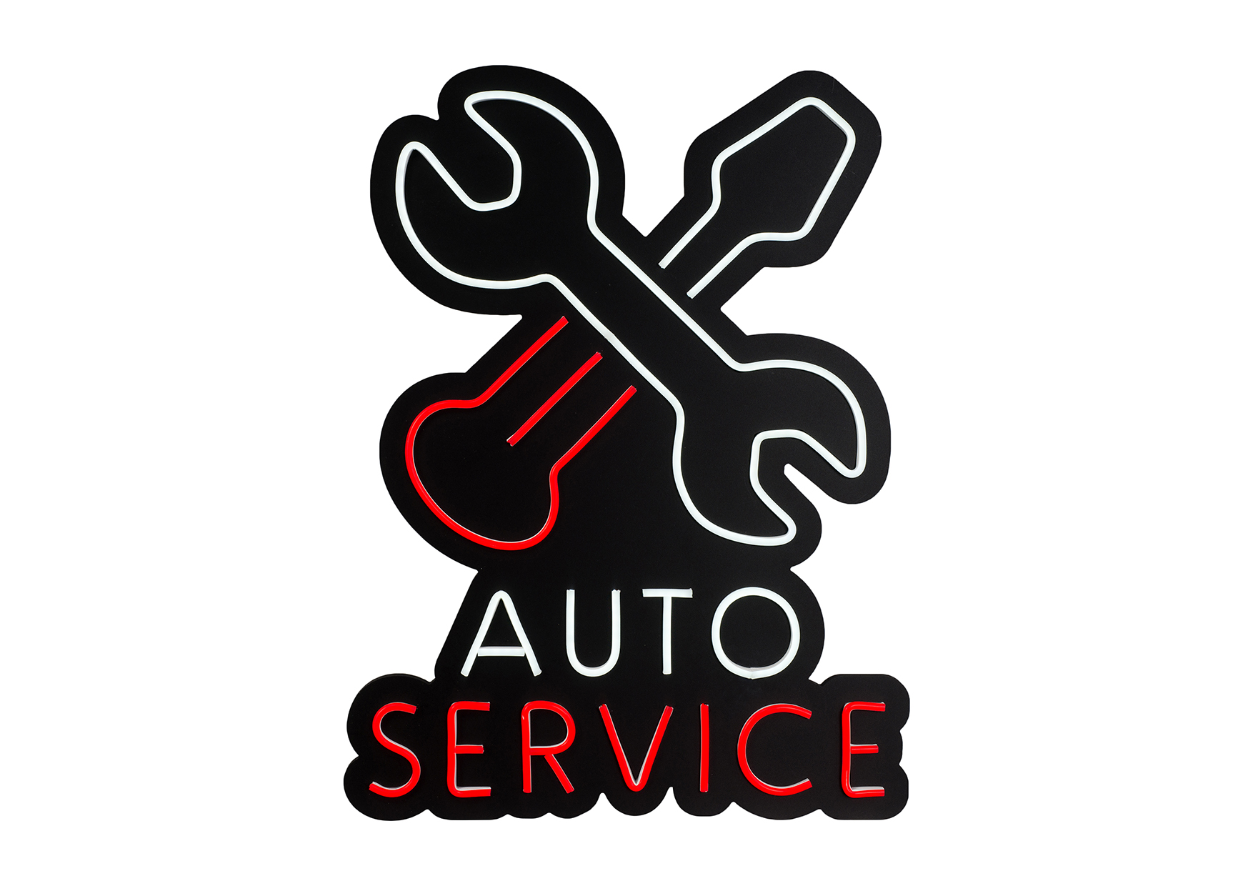 Neon Led Auto Servis Svetelná reklama Dekorácia Veľkonočná propagácia