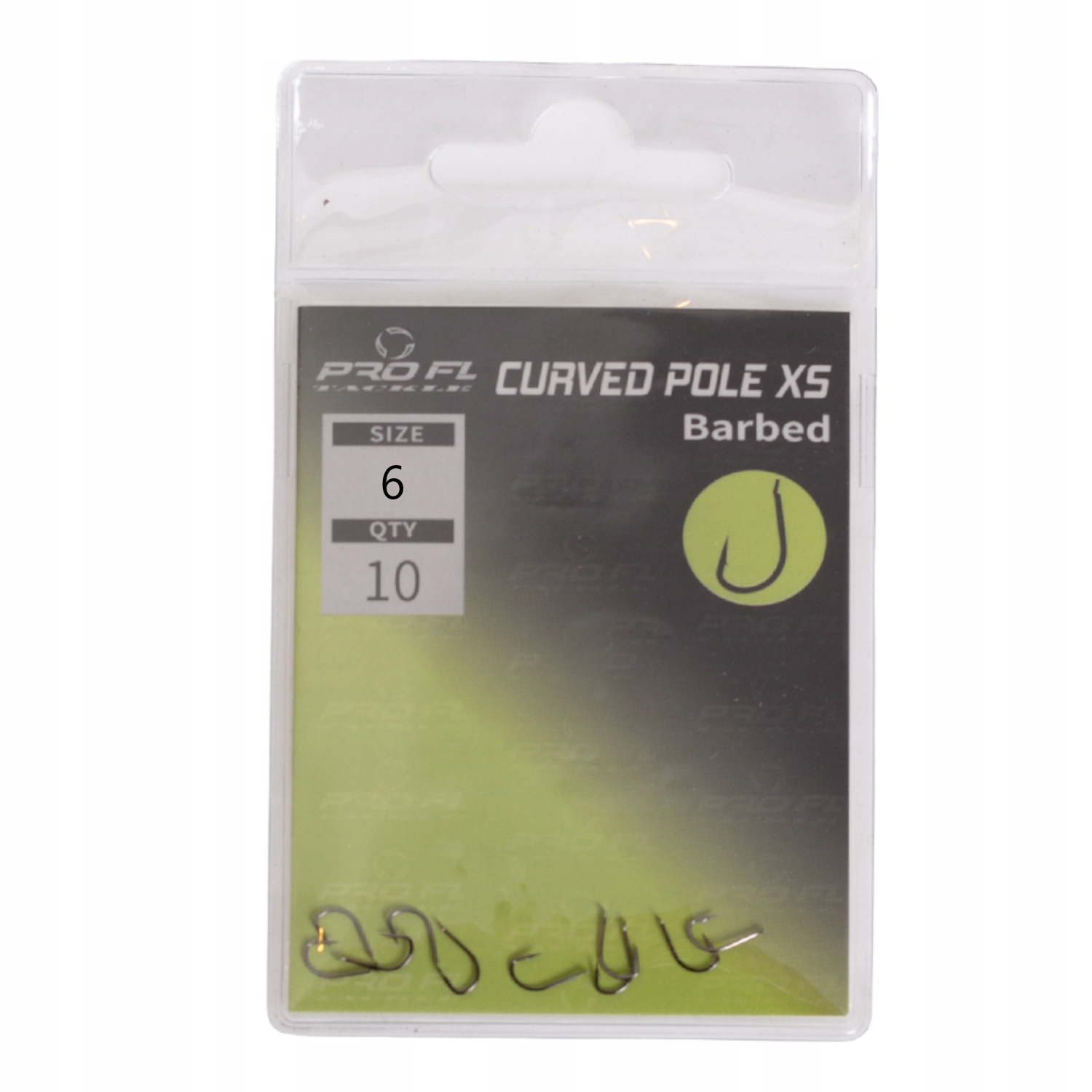 Haczyki Wędkarskie Pod Grunt Spławik Mocne Curved Pole Xs ROZ.6-10 Sztuk