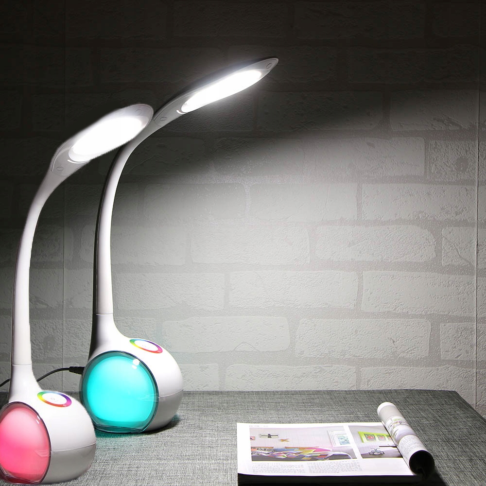 LAMPKA LED BIURKOWA 256 RGB LAMPA NA BIURKO Marka Retoo