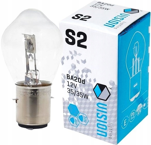 Żarówka Halogenowa S2 12V 35/35W BA20d U E4 Żarówki Vision