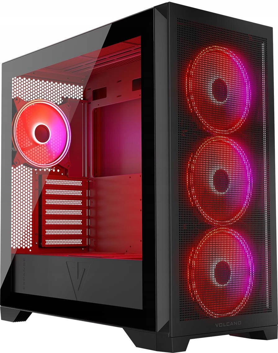 Obudowa MODECOM Volcano Expanse S ARGB Midi Tower czarny