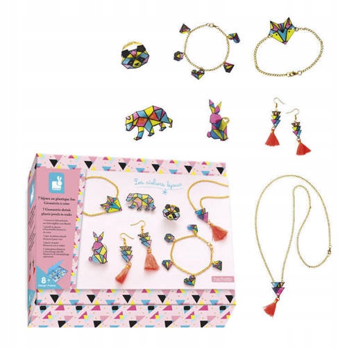 

Zestaw do tworzenia biżuterii Geometrix 8+, Janod