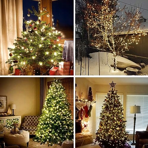 YOSION Girlanda Świąteczna Lampki Łańcuch Choinkowy 12 Trybów Timer 200LED — miniatura 5