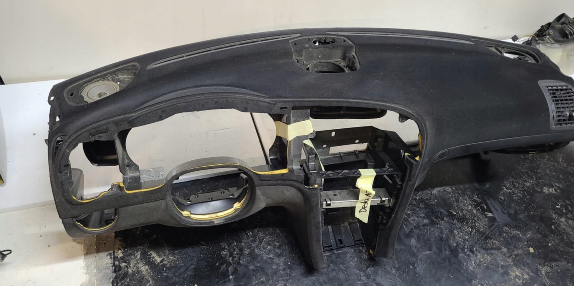 dashboard instrument panel console SAAB 9-3 93 II EUROPA 07- alcantara folk lift