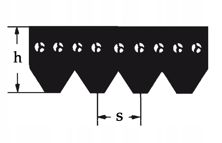 PAS WIELOROWKOWY 762 4PJ NAPĘDOWY OPTIBELT Waga produktu z opakowaniem jednostkowym 0.5 kg