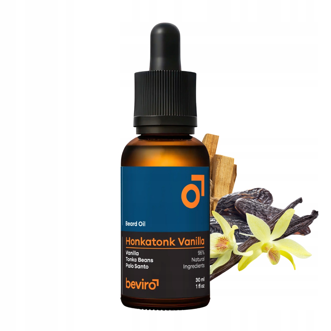 Hydratační olej na vousy Honktatonk Vanilla péče o vousy 30 ml