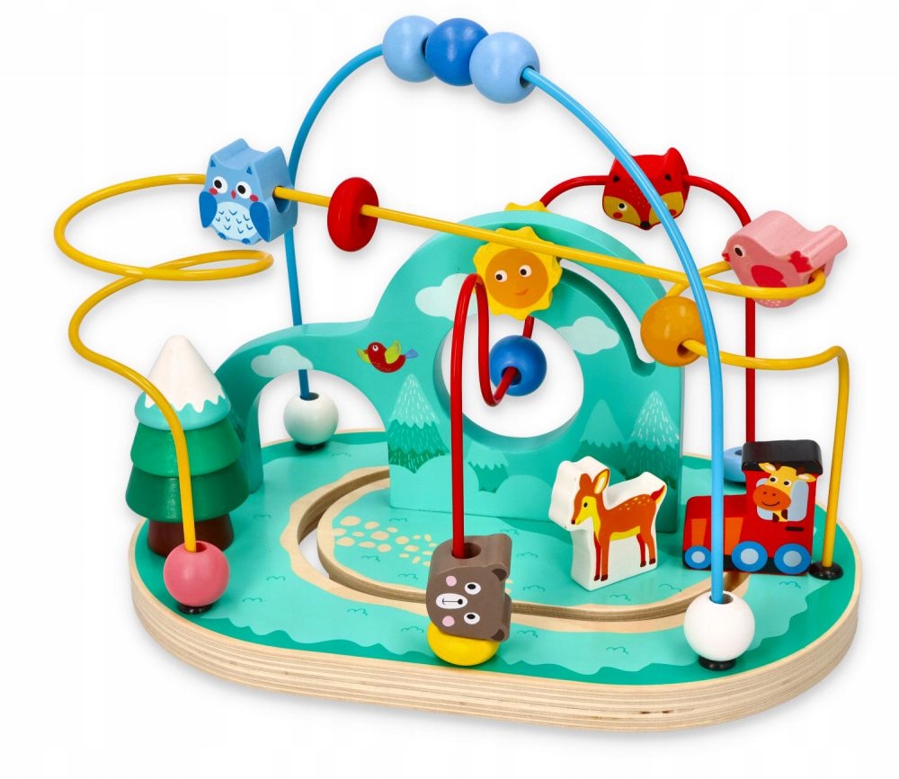 

Drewniana Edukacyjna Przeplatanka Pętla Leśna 12m+