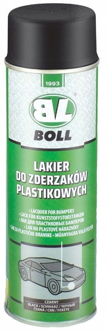 Boll Lakier Spray Do Plastików Zderzaków Czarny Mat