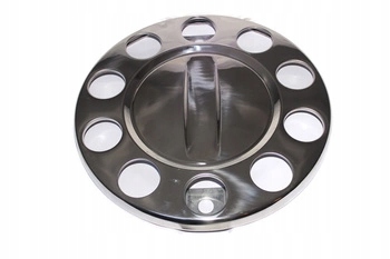 Kryt Na Ráfek 22,5 (10 Otvorů, Nerezová Ocel, Plný Střed)