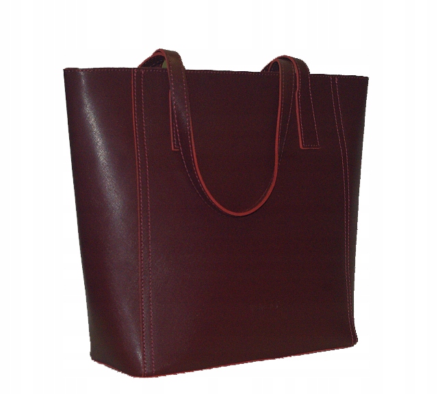 Verso kabelka shopper z přírodní kůže