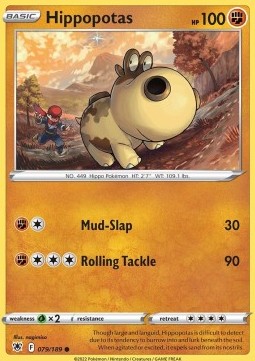 Karty Pokemon (asr 079) Hippopotas