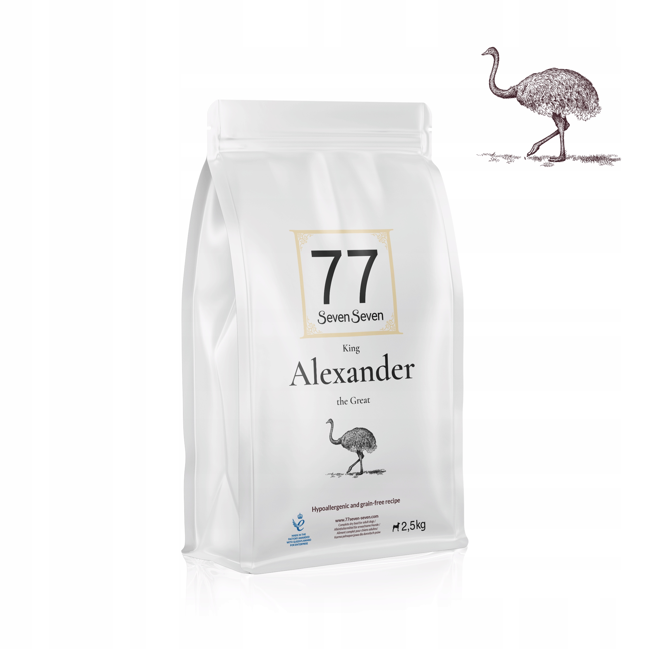 Nowy Alexander the great 2,5kg ze strusiem 77 Seven Seven