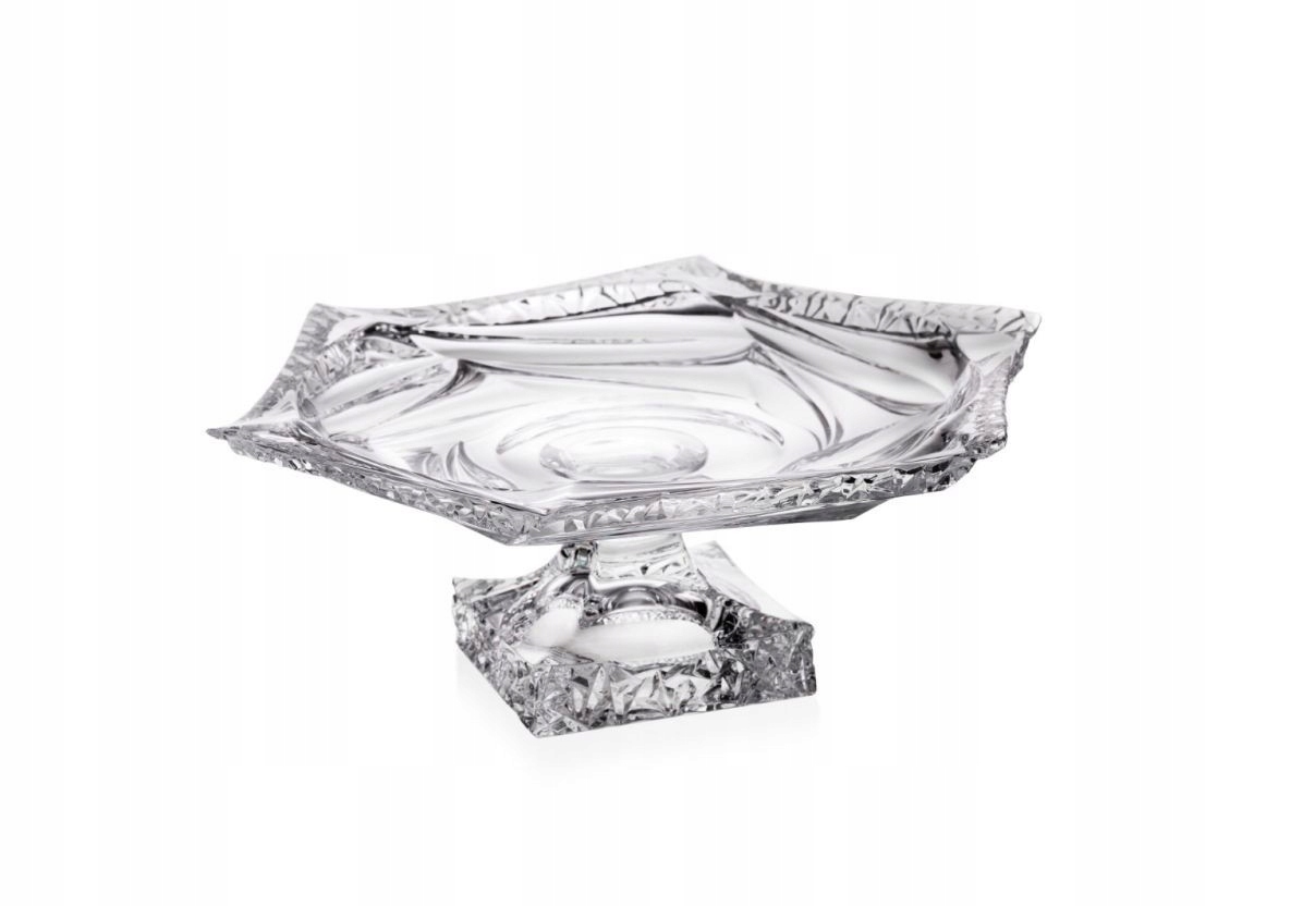 Kryštálová patera 33 cm Flamenco Ice