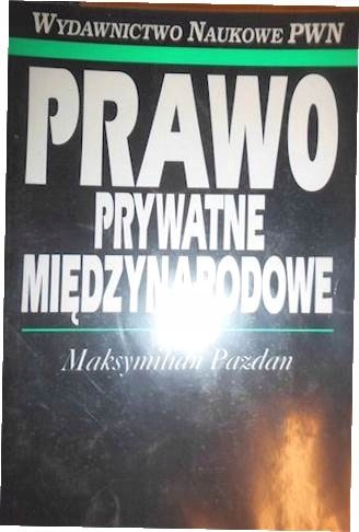 Prawo prywatne międzynarodowe - Pazdan