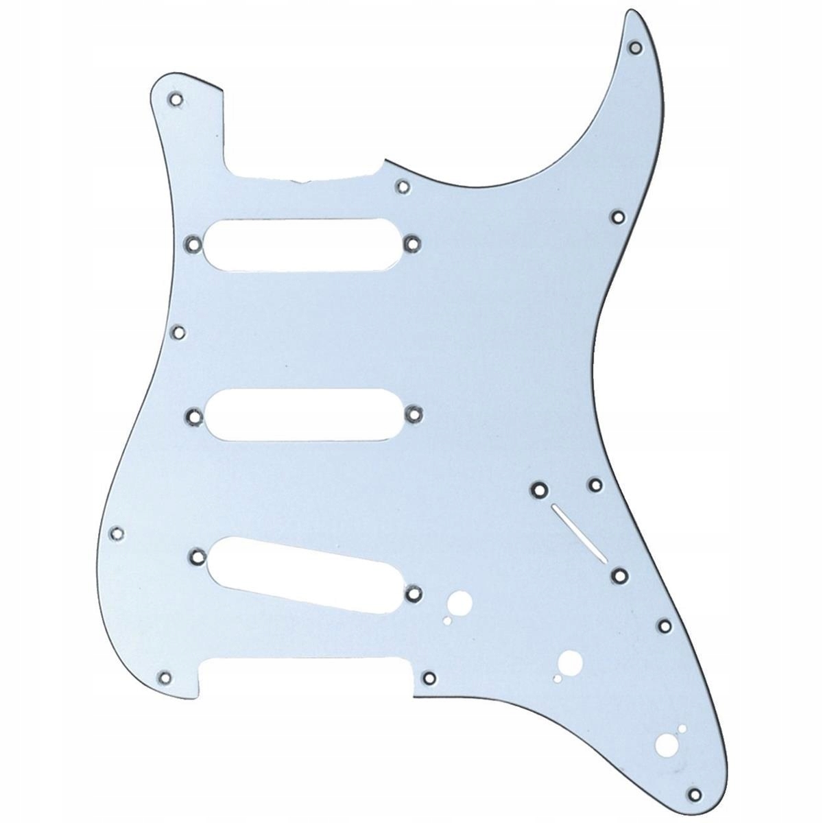 Płytka pickguard typ strato white 3 single 558021