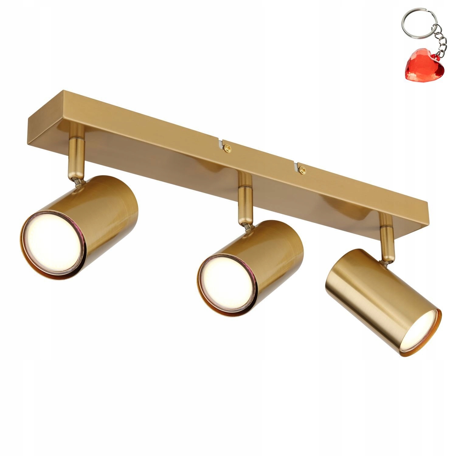 Reflektorová lampa do obývacího pokoje Spot 3xGU10 35W zlatá Robby 57911-3GO Globo