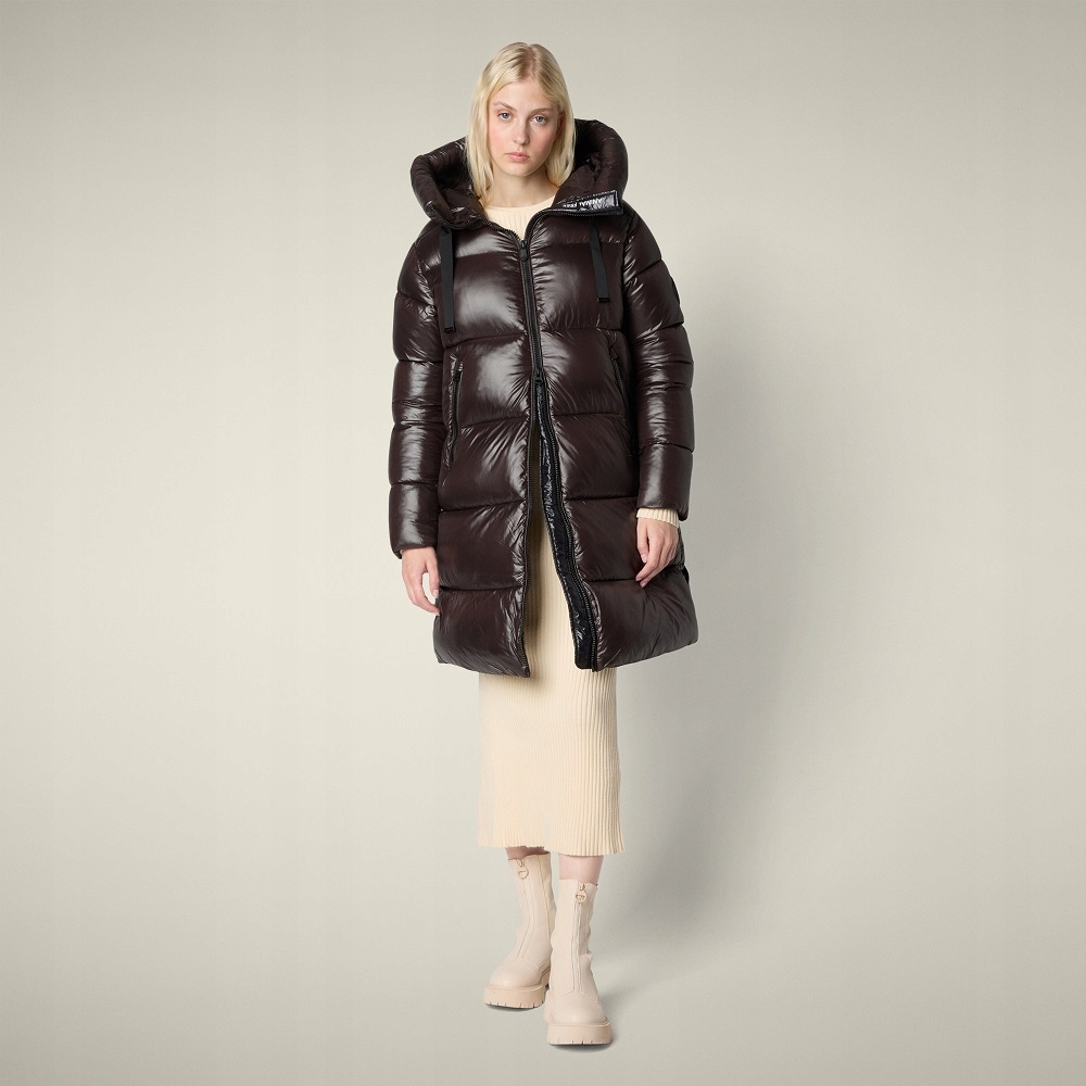 Dámský kabát Save The Duck Isabel Brown Black Xs