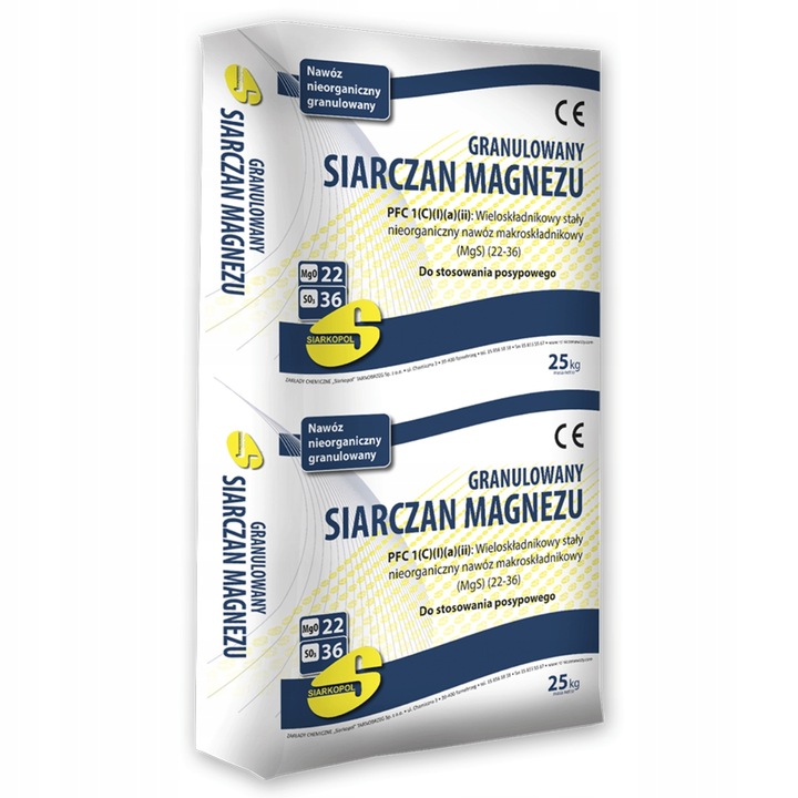 

Siarczan magnezu pod borówki Zakwasza Glebe 25kg