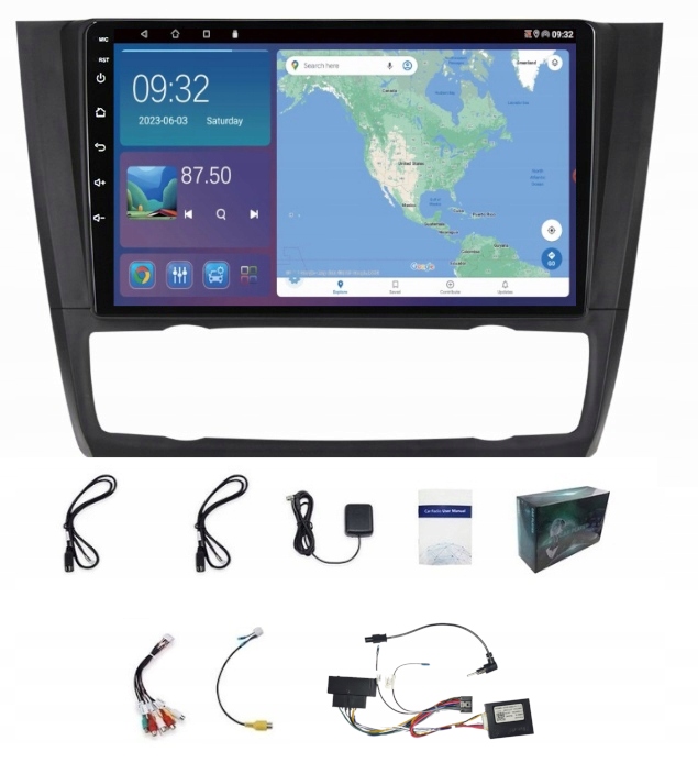 Gps Navigace Rádio Bmw 1 E81/E82/E87/E88 Carplay Android Auto 4GB 64GB