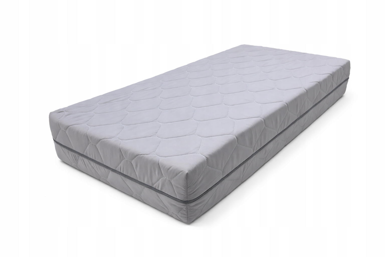 Pokrowiec Na Materac Pikowany Na Zamek 140x200x20 Szary