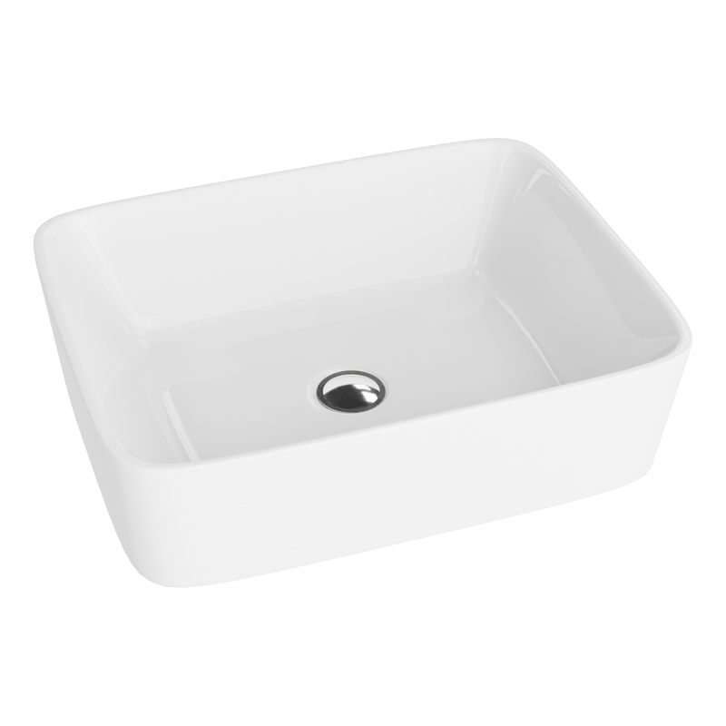 Umyvadlo na desku Luneza bia?a, porcelánové