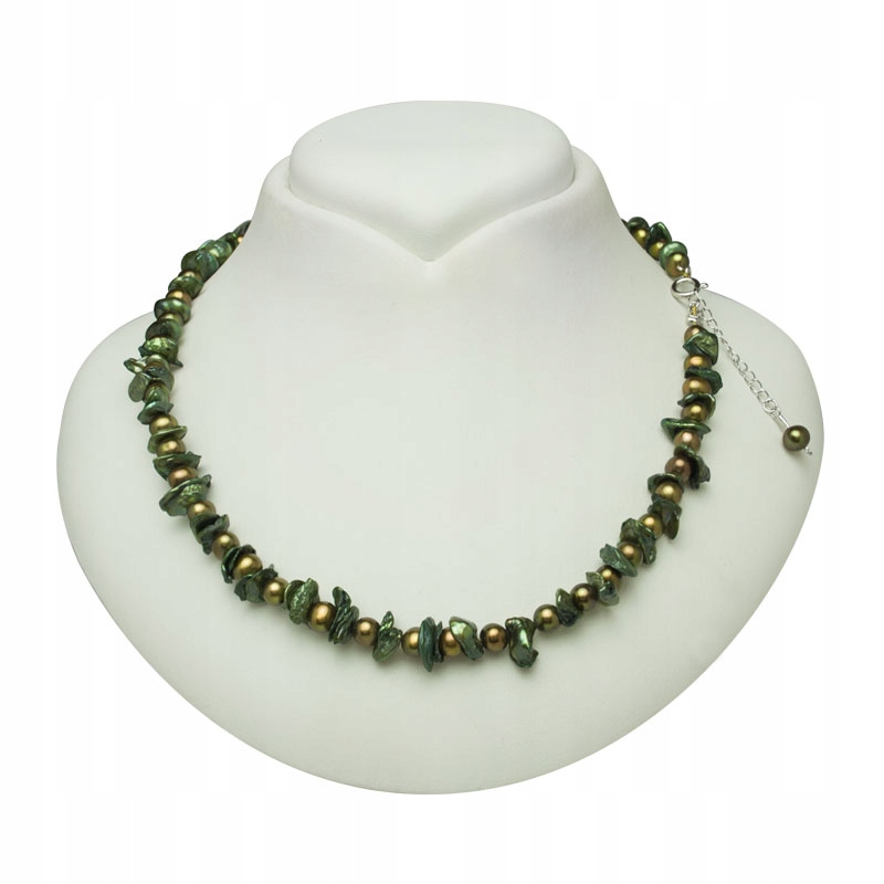 Výjimečný Stříbrný Náhrdelník S Perlami Keshi