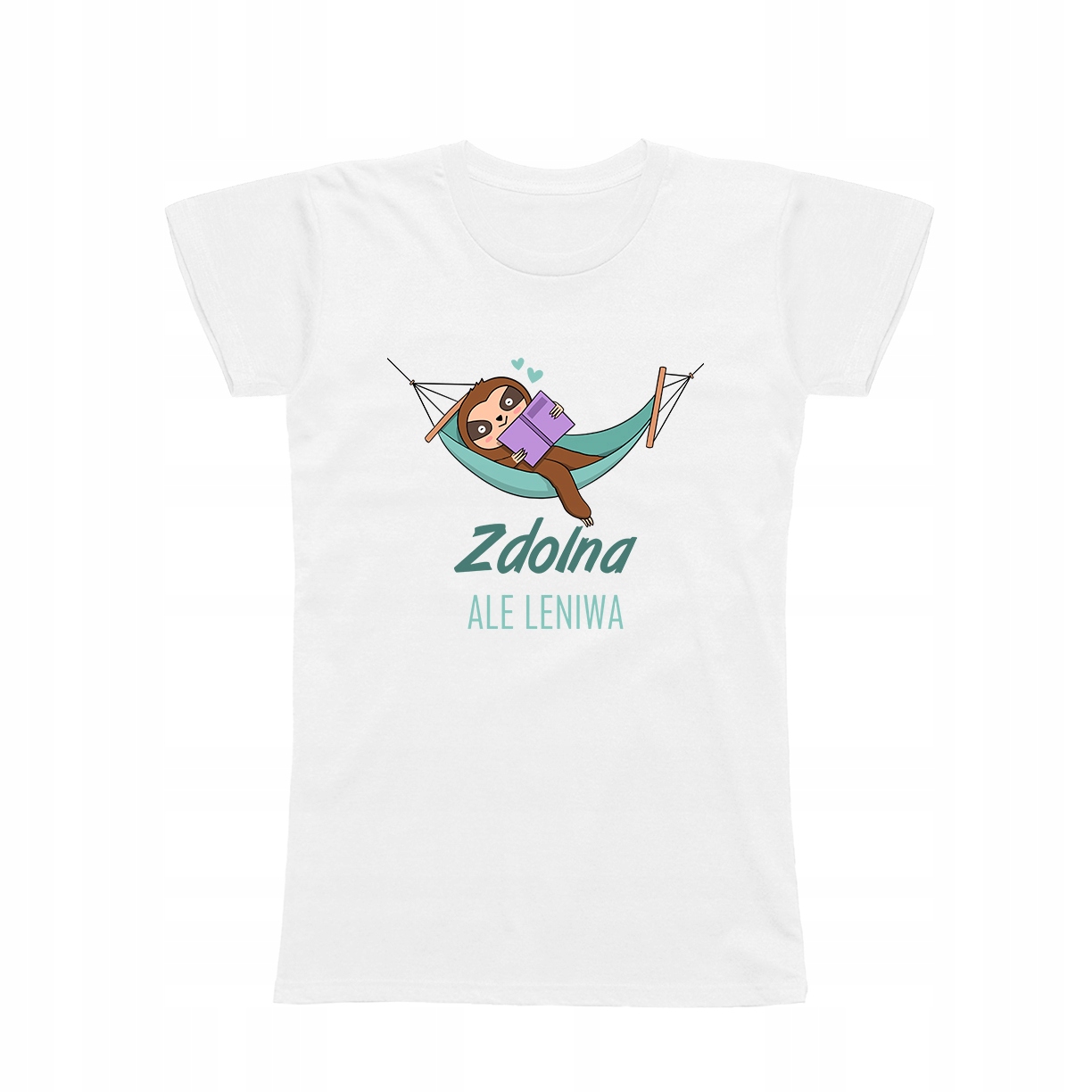 

L - Koszulka T-shirt Zdolna Ale Leniwa Leniwiec