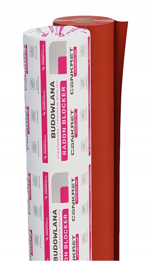 Izolačná Stavebná Fólia Conbud Rb Radon 4x25 m 0,3 mm Atest Premium