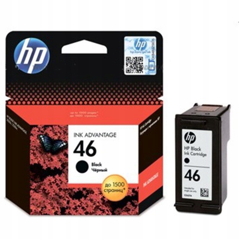 Levně Inkoust Hp 46 (CZ637AE) černý 1500str/26ml