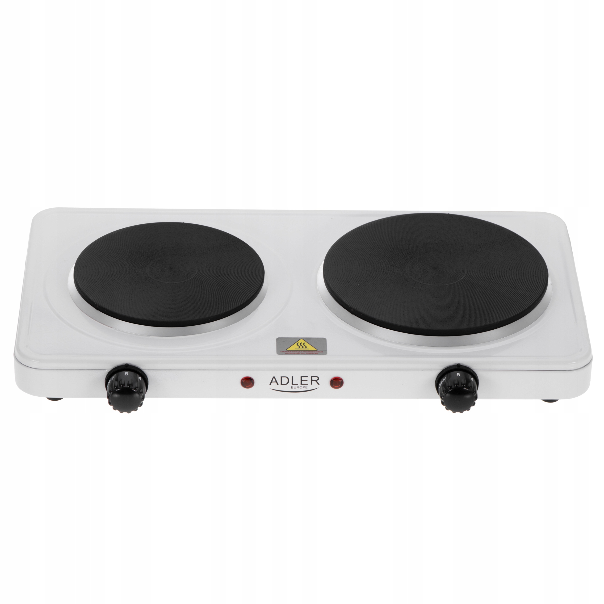 Adler Hot Plate Ad 6520 Number of burners/cooking zones 2 White Ele