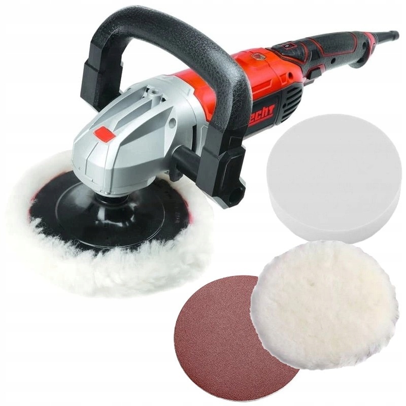 POLERKA SZLIFIERKA DO LAKIERU SAMOCHODOWA ELEKT 1300 1300W REGULACJA Marka Hecht