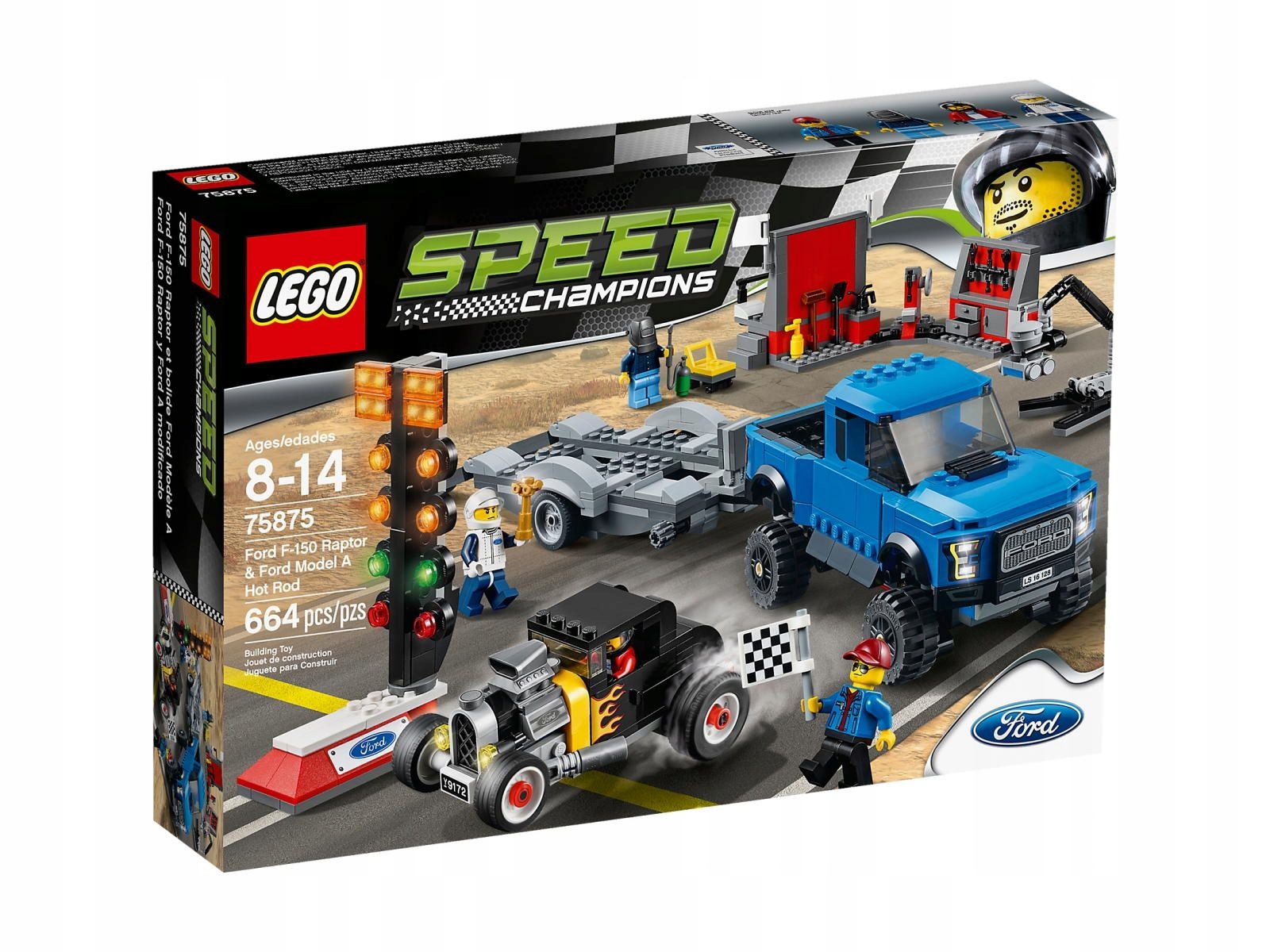 Lego Speed Champions 75875 F-150 Raptor a Ford Model A Hot Rod Nové