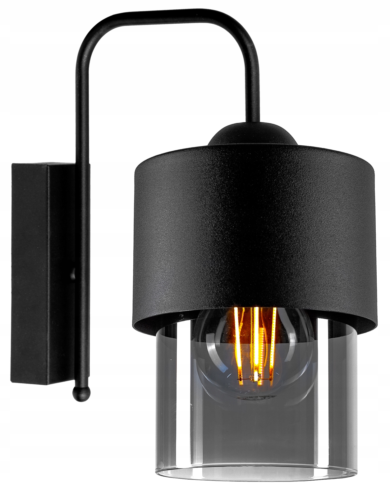 

Nowoczesna Szklana Lampa Ścienna Kinkiet Loft Led