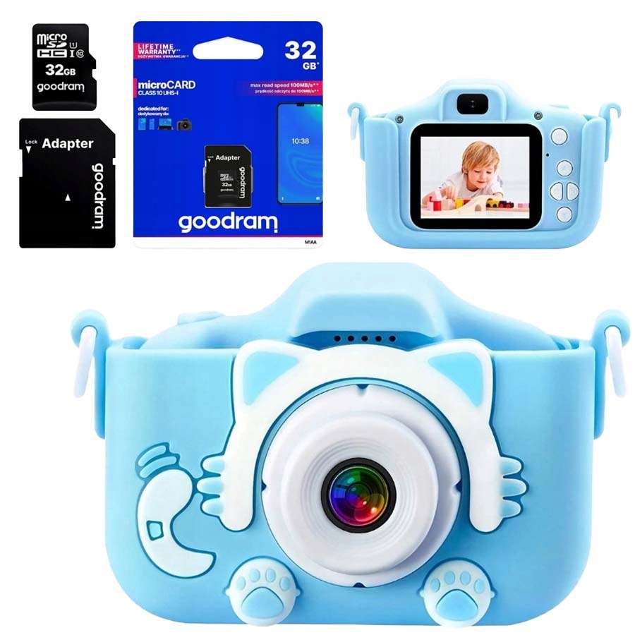 

Aparat Cyfrowy Fotograficzny Dla Dzieci Karta 32GB
