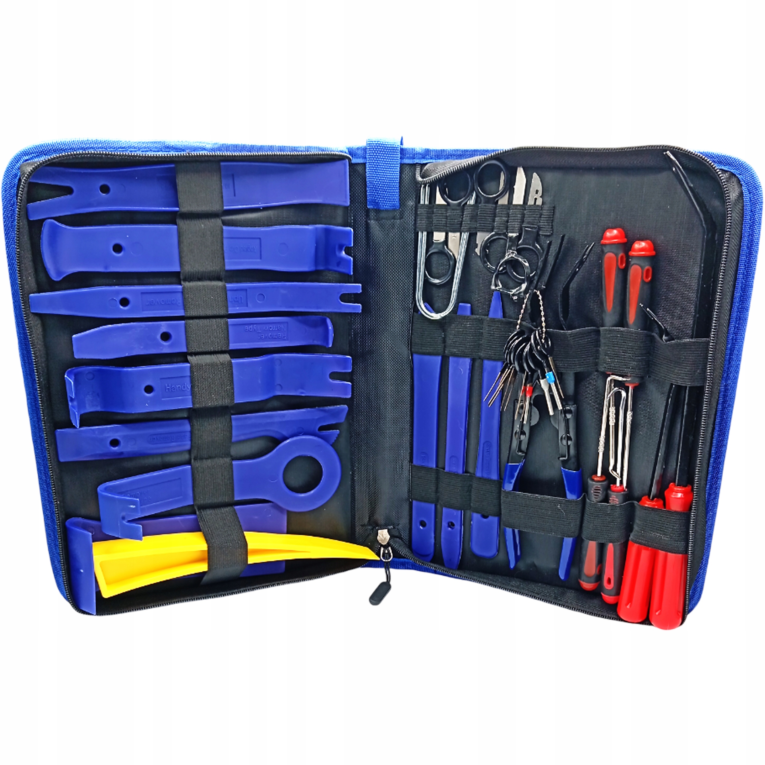 Kompletní Sada Nástrojů Pro Demontáž Čalounění, Stahováky, Klíče, Lžíce