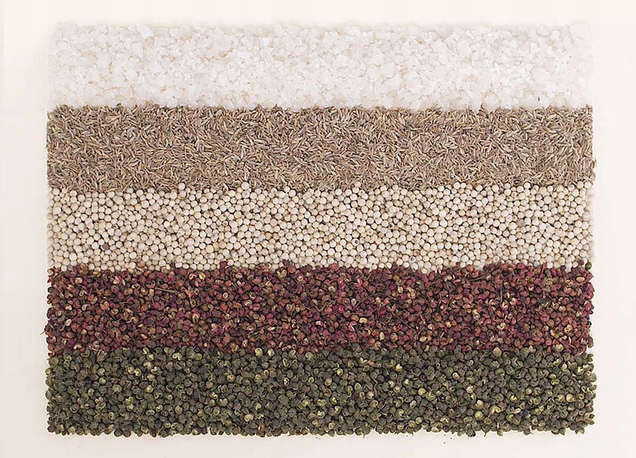 ELEKTRYCZNY MŁYNEK DO PIEPRZU SOLI PRZYPRAW HUOHOU Kolor dominujący biały