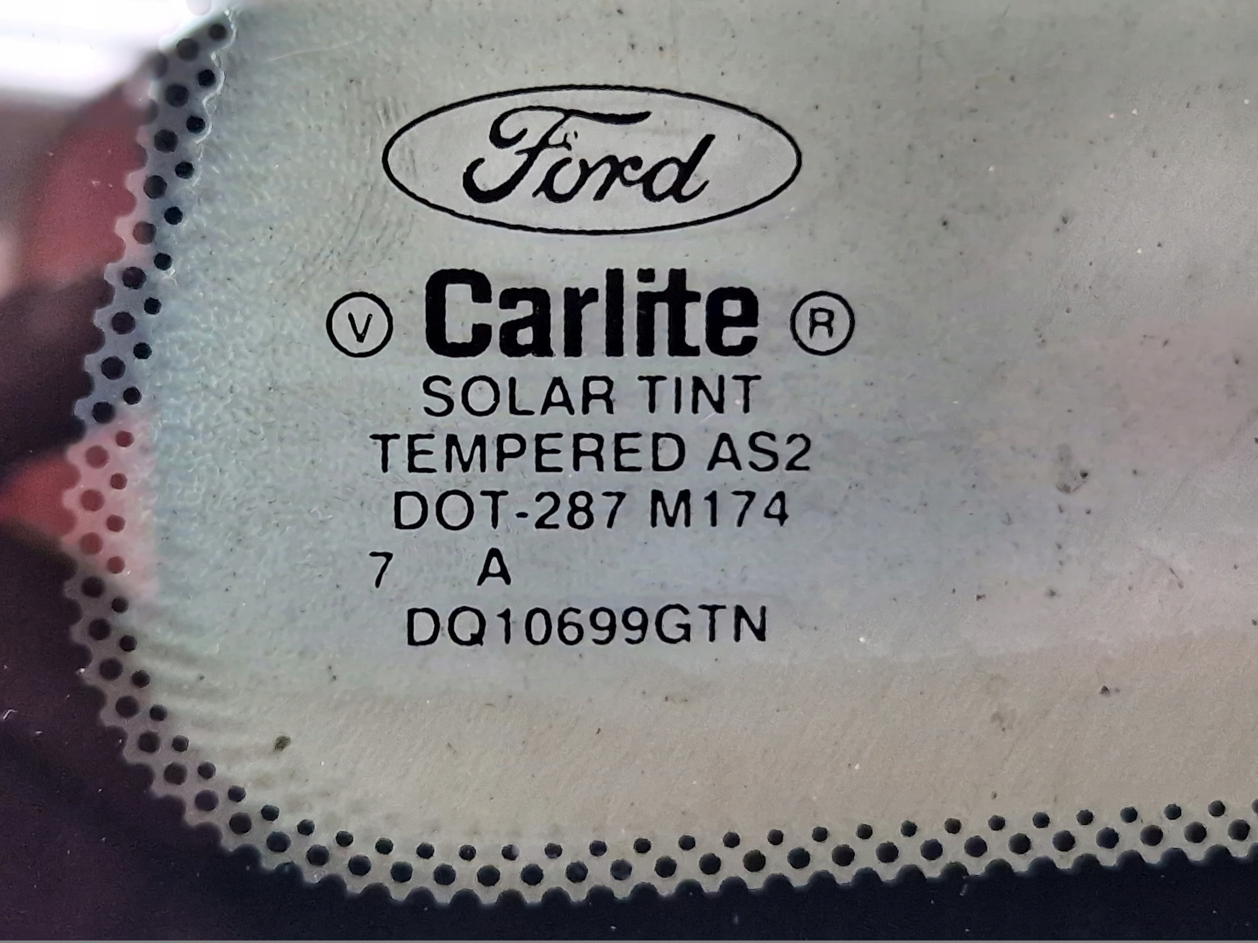 FORD MUSTANG window bodywork left rear part 2005 2010 2011 2012 2013 2014