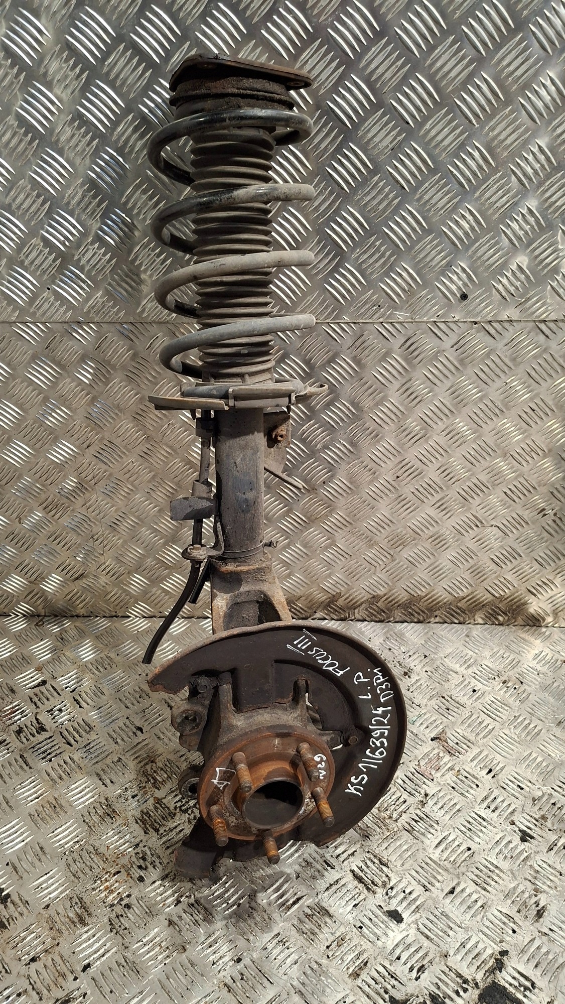 shock absorber spring swing left front FORD FOCUS III
