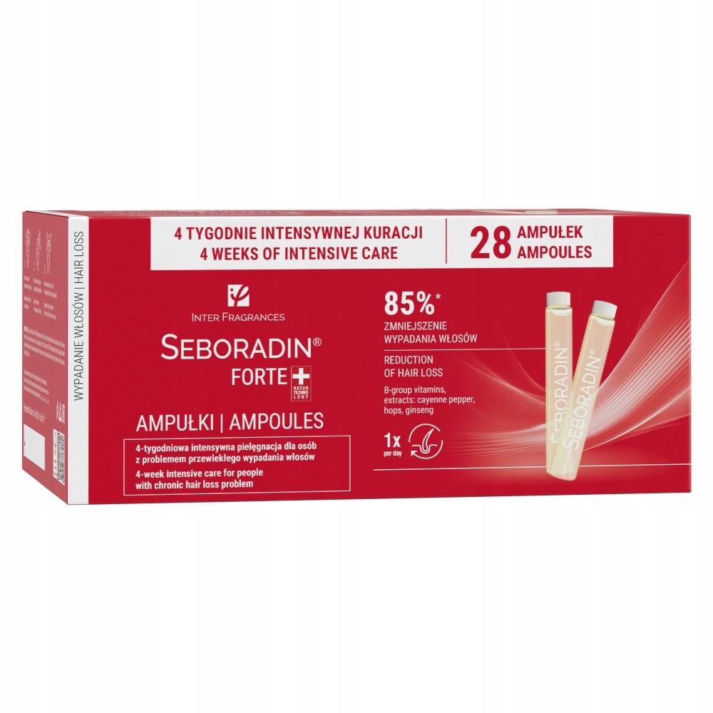 Seboradin Forte ampule proti vypadávání vlasů 28x5.5 ml