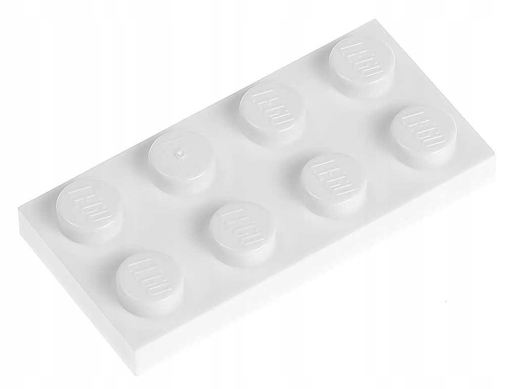 

Lego Płytka zwykła 2x4 3020 biała 2 szt.