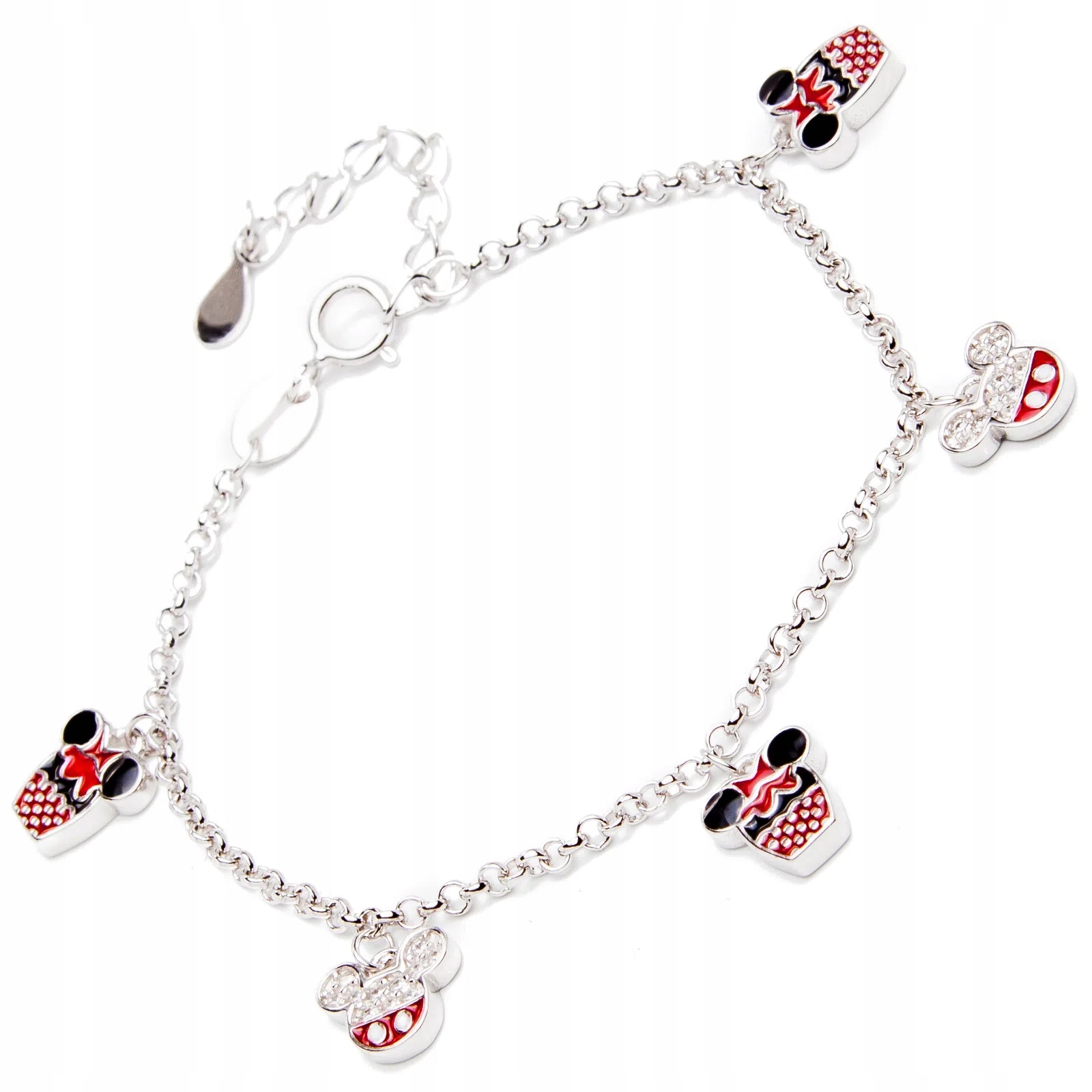 Stříbrný náramek Mickey Mouse