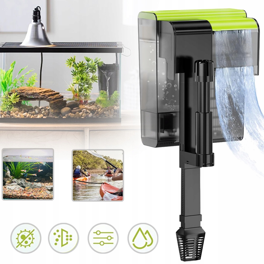 Aquarium Filtr, Vnější Filtr Do Akvária, 450 L/h, Filtr Do Akvárií