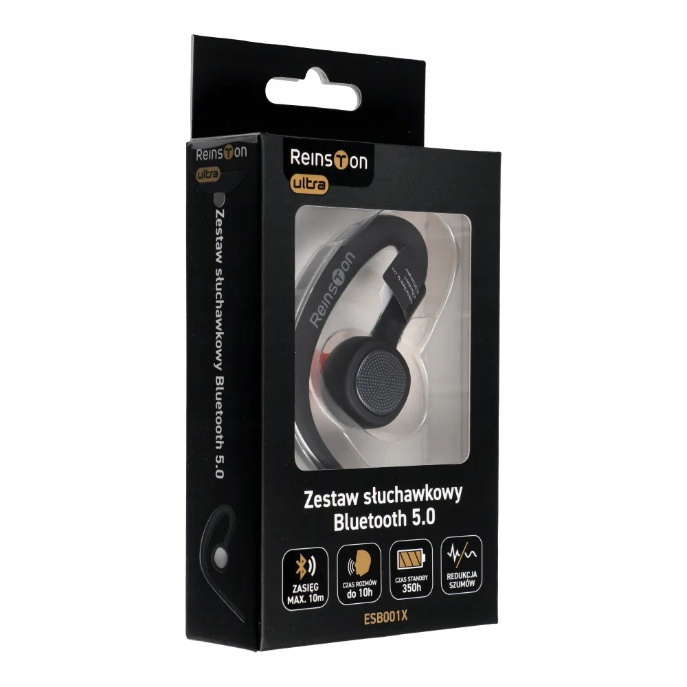 Słuchawka bezprzewodowa bluetooth Mono Reinston ESB001X Usb-c czarny