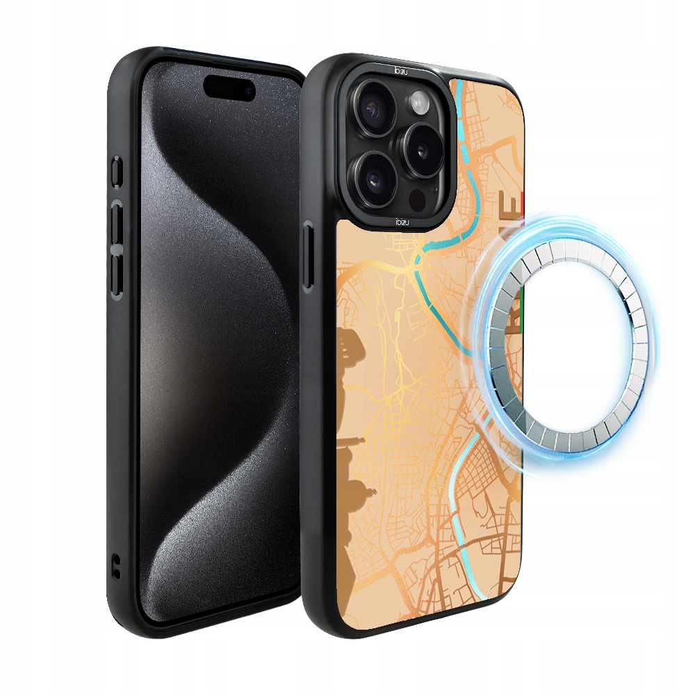 Matný Pouzdro Ibizu DropGuard s MagSafe pro iPhone 15 Pro Max, Řím
