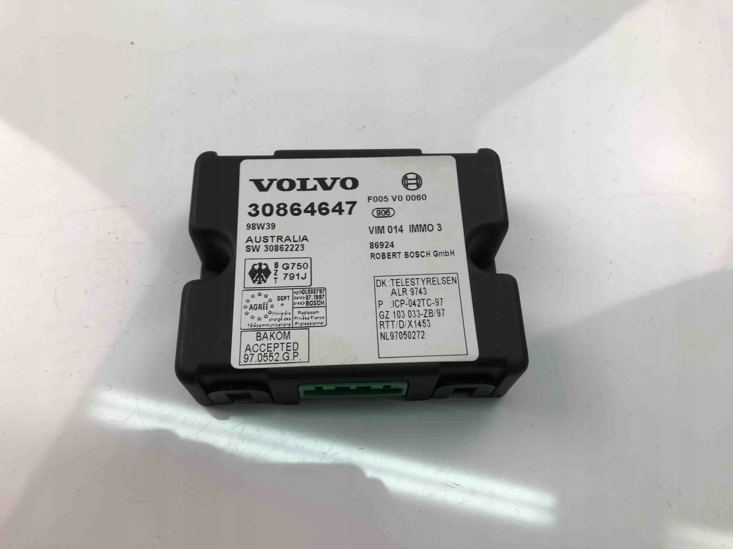 Module de la serrure Central VOLVO S40 30864647