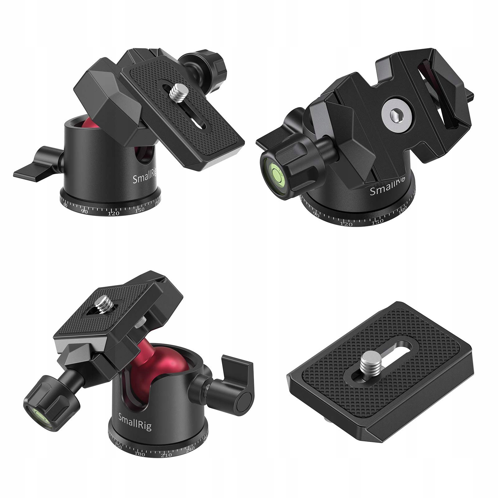 SMALLRIG Lekki Mini Statyw Podróżny Aluminiowy Do GoPro Smartfonów DSLR — miniatura 7
