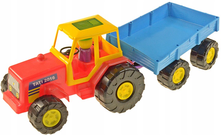 

Traktor Przyczepa XXL 50cm Duży