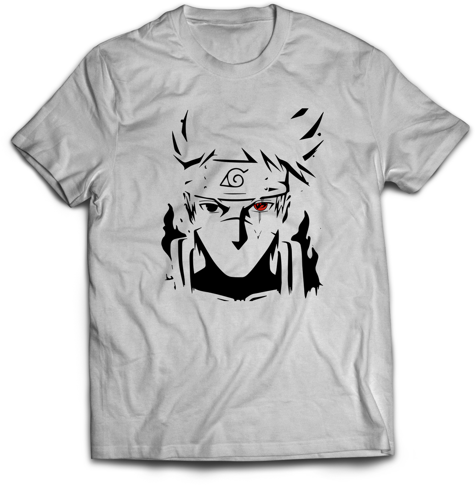 

Koszulka męska Naruto ANIME-02 jasno szara r.L